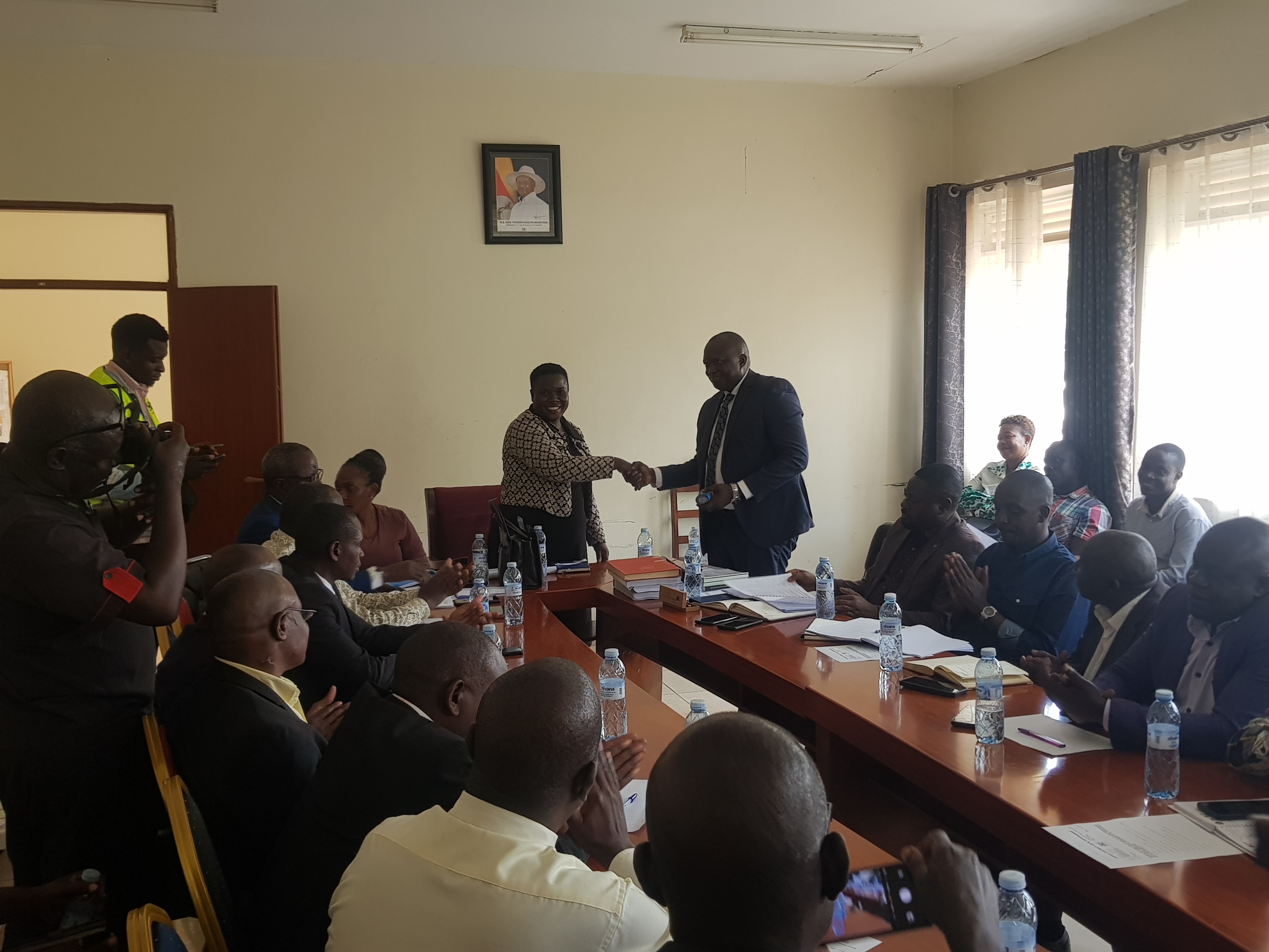 Senior Management Meeting held on 22/07/2024 in the district boardroom.